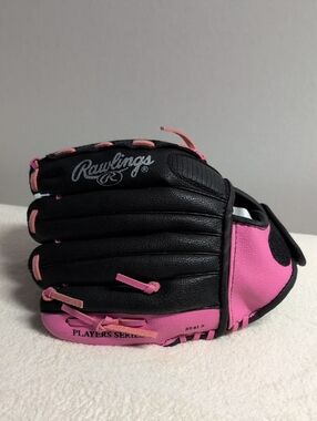 Rawlings Black & Pink Youth Baseball Glove PL11BP 11 Inches- Players Series